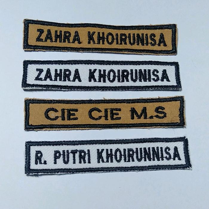 

Bordir Nama Siswa/Pesantren Sesuai Pesanan Merah