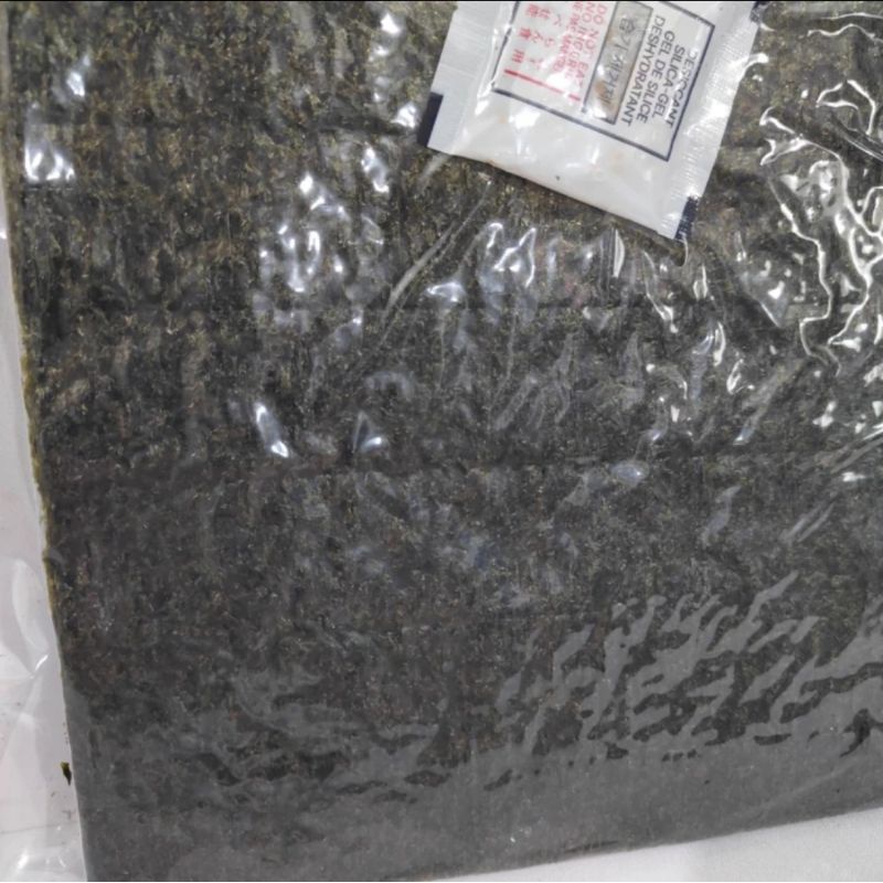 

A Manjun Sushi Nori Grade B 50 Sheets - Seaweed Premium Kimbab Yaki Sushi Korea Halal