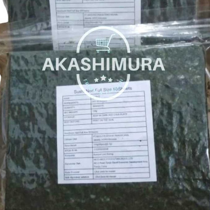 

A Sushi Nori / Rumput Laut / Nori Nico Nico 50Lembar