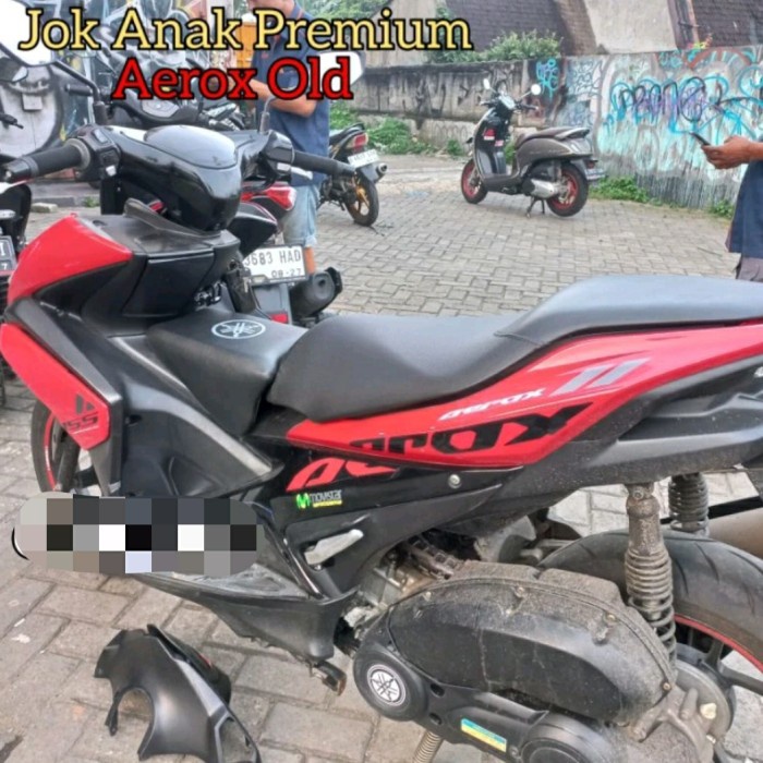 jok tambahan anak motor Aerox lama kursi bonceng anak Aerox old jok anak Aerox old aksesoris Aerox