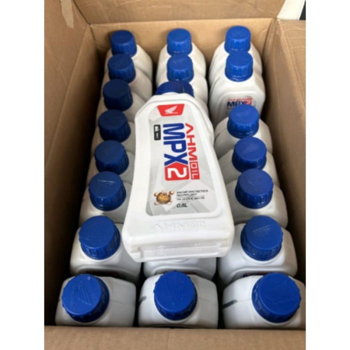 OLI MPX2 0,8 LITER AHM OIL 10W-30 API SL JASO MB 1 DUS ISI 24 BOTOL ORIGINAL