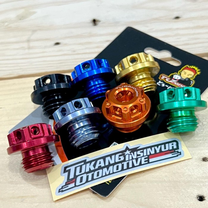BAUT TUTUP OLI MESIN TUPAKNAM CNC UNIVERSAL HONDA YAMAHA ORIGINAL
