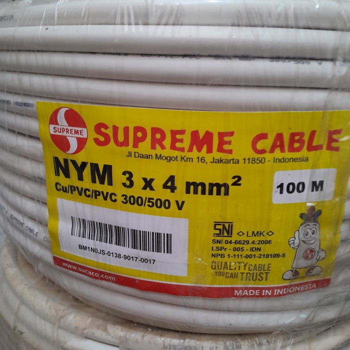 kabel NYM 3x4 Supreme kabel supreme 3x4