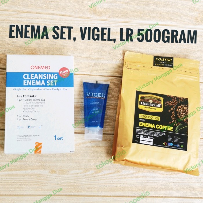 

Healthy Caff Light Roasted 500gram Vigel, Enema set
