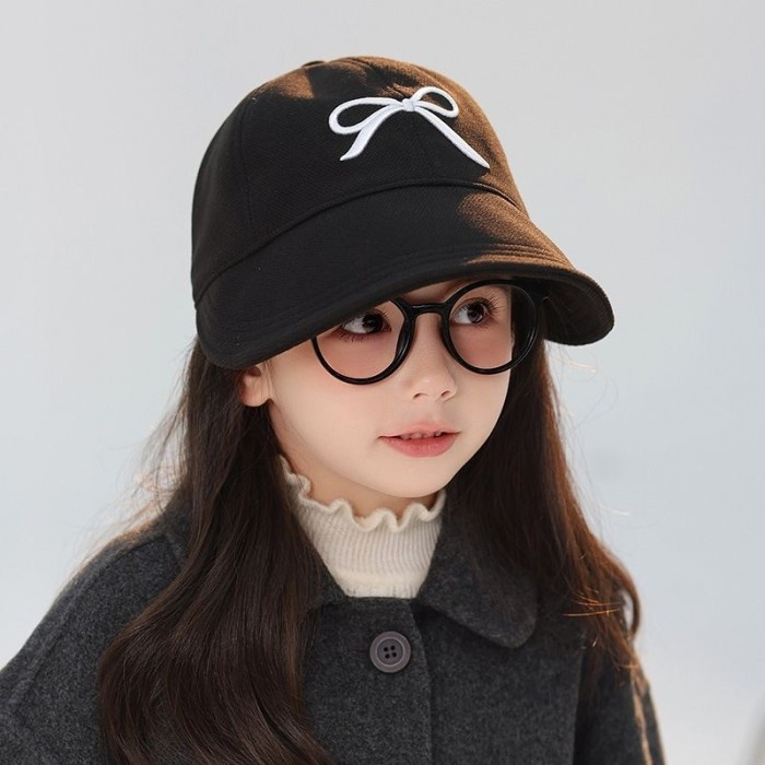 TOPI ANAK PEREMPUAN KOREAN STYLE TOPI BOW ANAK CEWEK 2-6 TAHUN