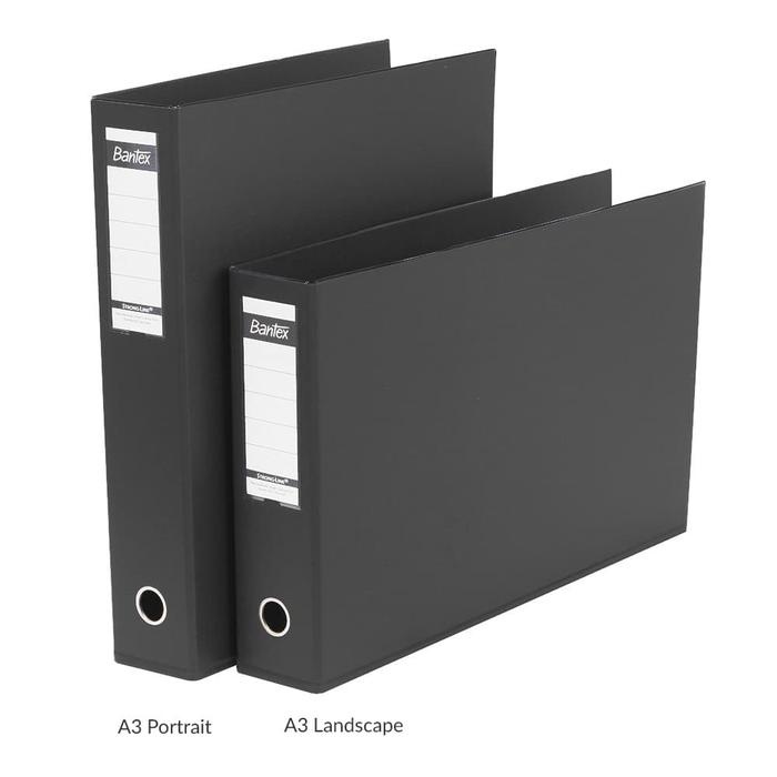 

pintar- Bantex A3 Potrait 7cm Lever Arch File / Ordner Black #1467 10