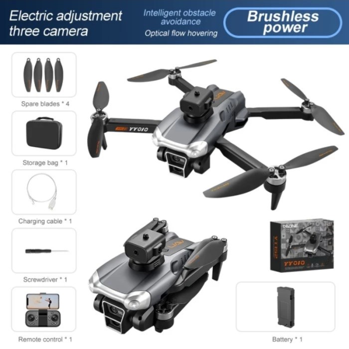 Drone P8 Pro/ A9 Brushless Optical Flow Dual Camera HD