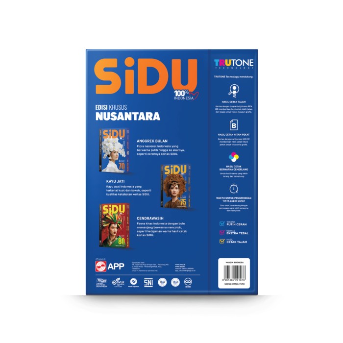 

pintar- SiDU Kertas Fotocopy 70 GSM A4