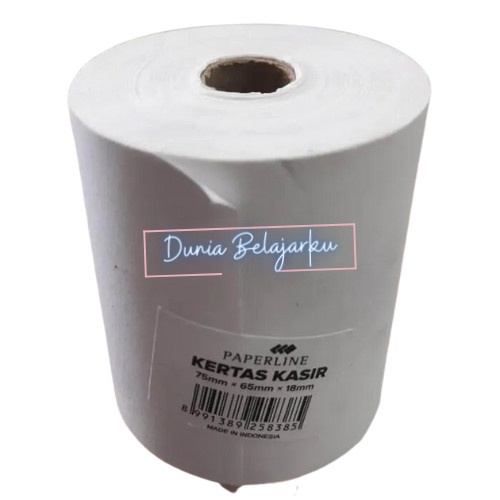 

pintar- Kertas Kasir / Register Roll / Tellstruk Paperline 75x65mm 1 rangkap