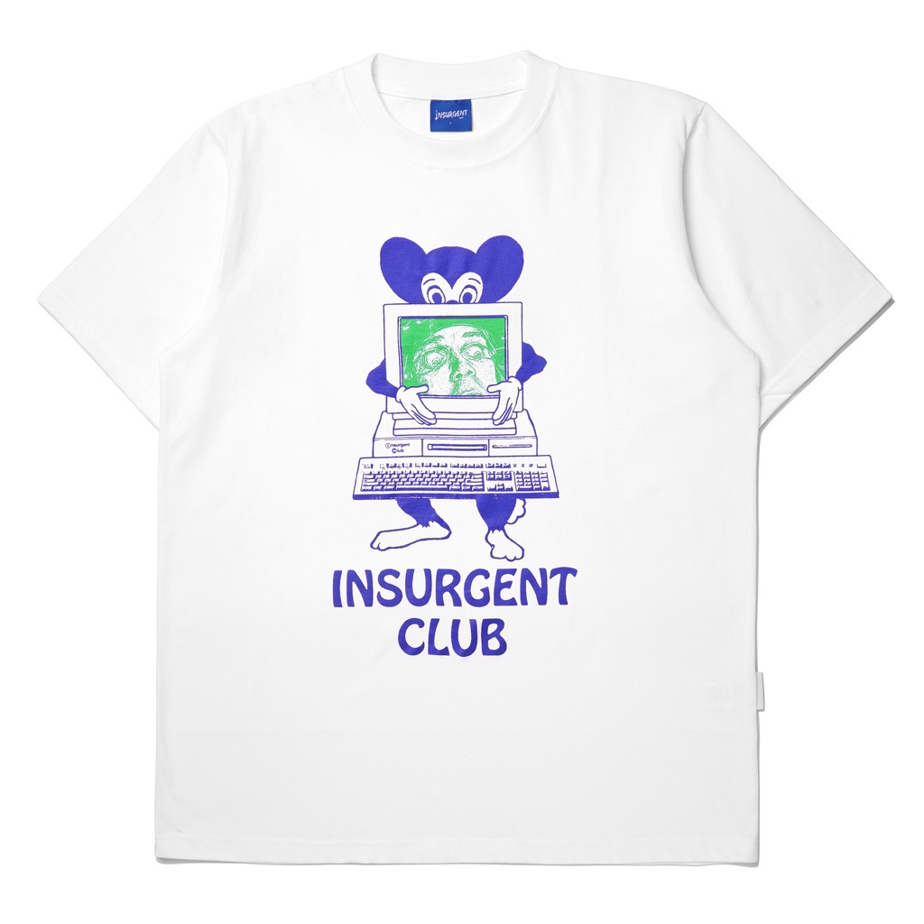 【COD】Insurgent Club - Heavyweight Tshirt Kaos Deep Web White 16s