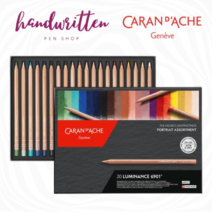 

CARAN DACHE LUMINANCE 6901 COLOR PENCIL BOX OF 20 COLORS / PENSIL WARNA CARAN D'ACHE