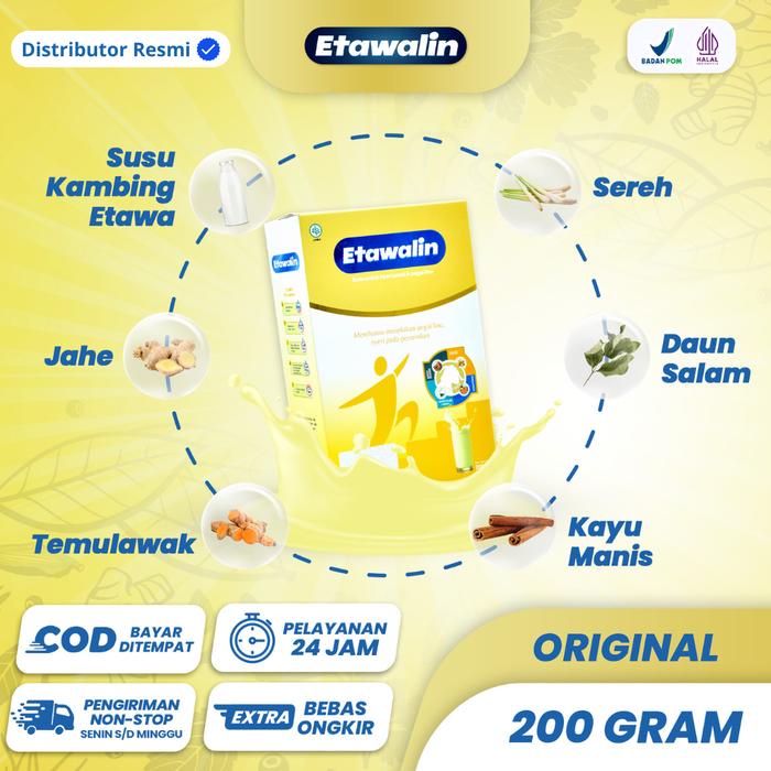 

BARANG TERLARIS Etawalin Official Original 2 Box Susu Bubuk Kambing Etawa Bantu Masalah Nyeri Sendi