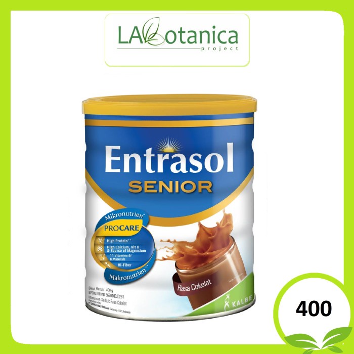 

BARANG TERLARIS Entrasol Senior Coklat 400 gram
