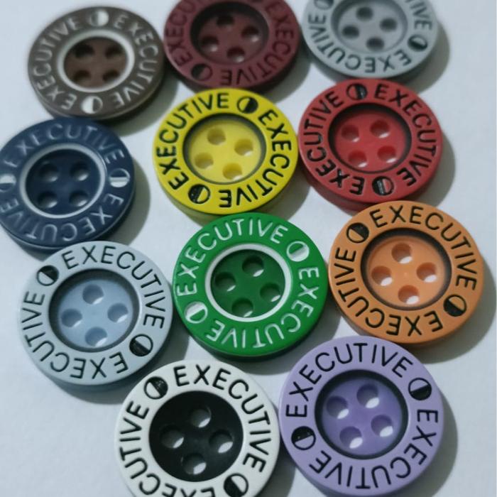 

kancing baju / hem / kemeja executive 13mm/1,3cm isi 144pcs