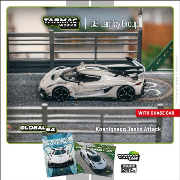 T64G-TL052-WH - Tarmac Works 1:64 Koenigsegg Jesko Attack White