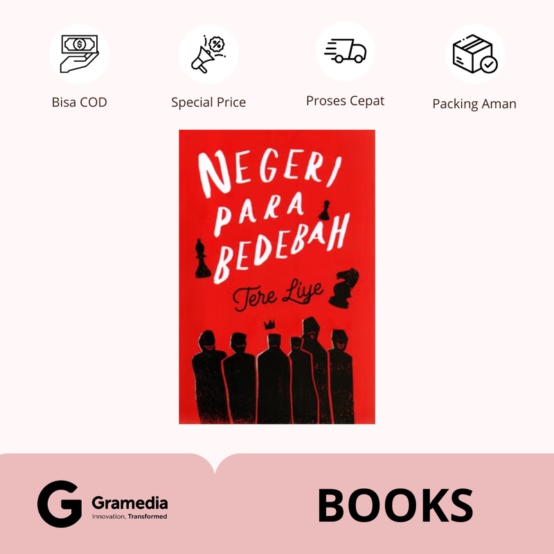 Gramedia Supratman | Negeri Para Bedebah | Produk Original Gramedia