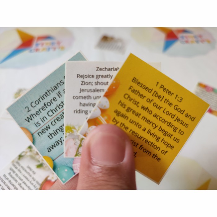 

Sticker Ayat Emas Alkitab Tema Easter Day Paskah Katalog Inggris 1