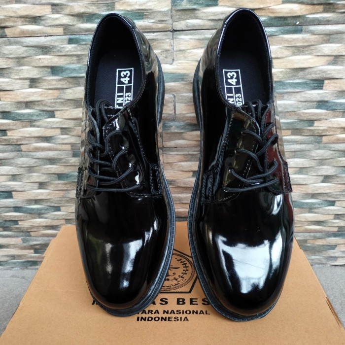 SEPATU PDH JATAH TNI TERBARU/SEPATU PDH TNI POLRI PANTOFEL PRIA