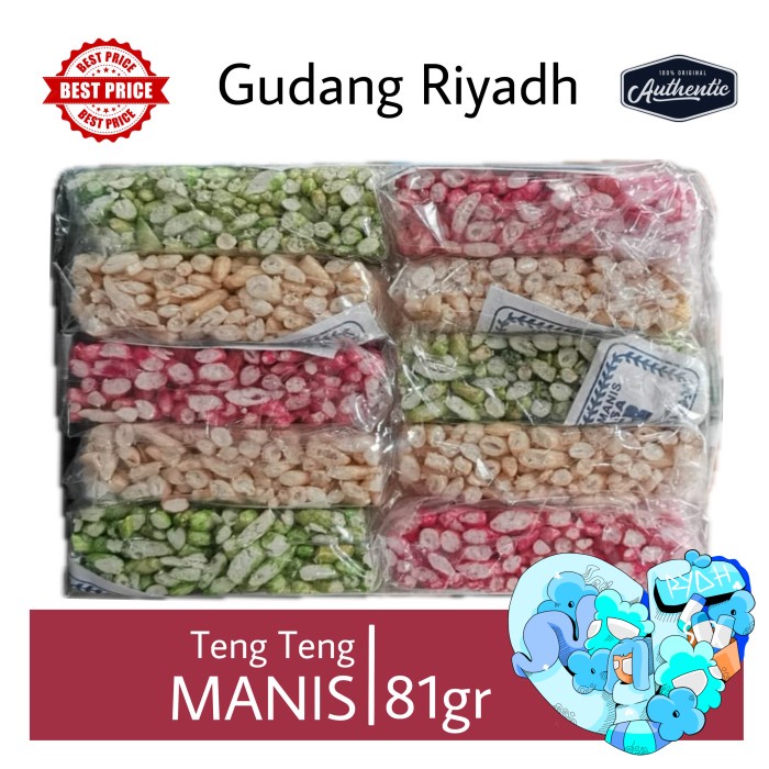 

OBRAL Aneka Makanan Ringan Teng Teng Manis KQ195
