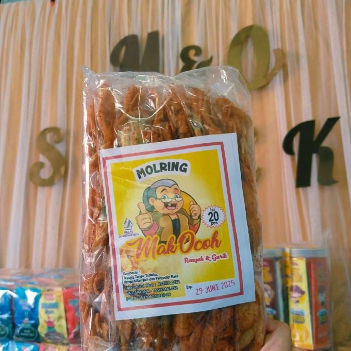 

PROMO SPECIAL Keripik Molring MO Ecer 500 isi 20pcs - Snack Makanan Ringan - Food Pedas Cemilan
