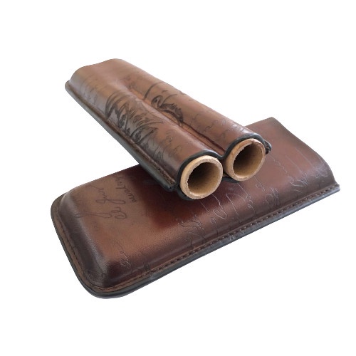 READY STOK Humidor Case 2 slots Vintage