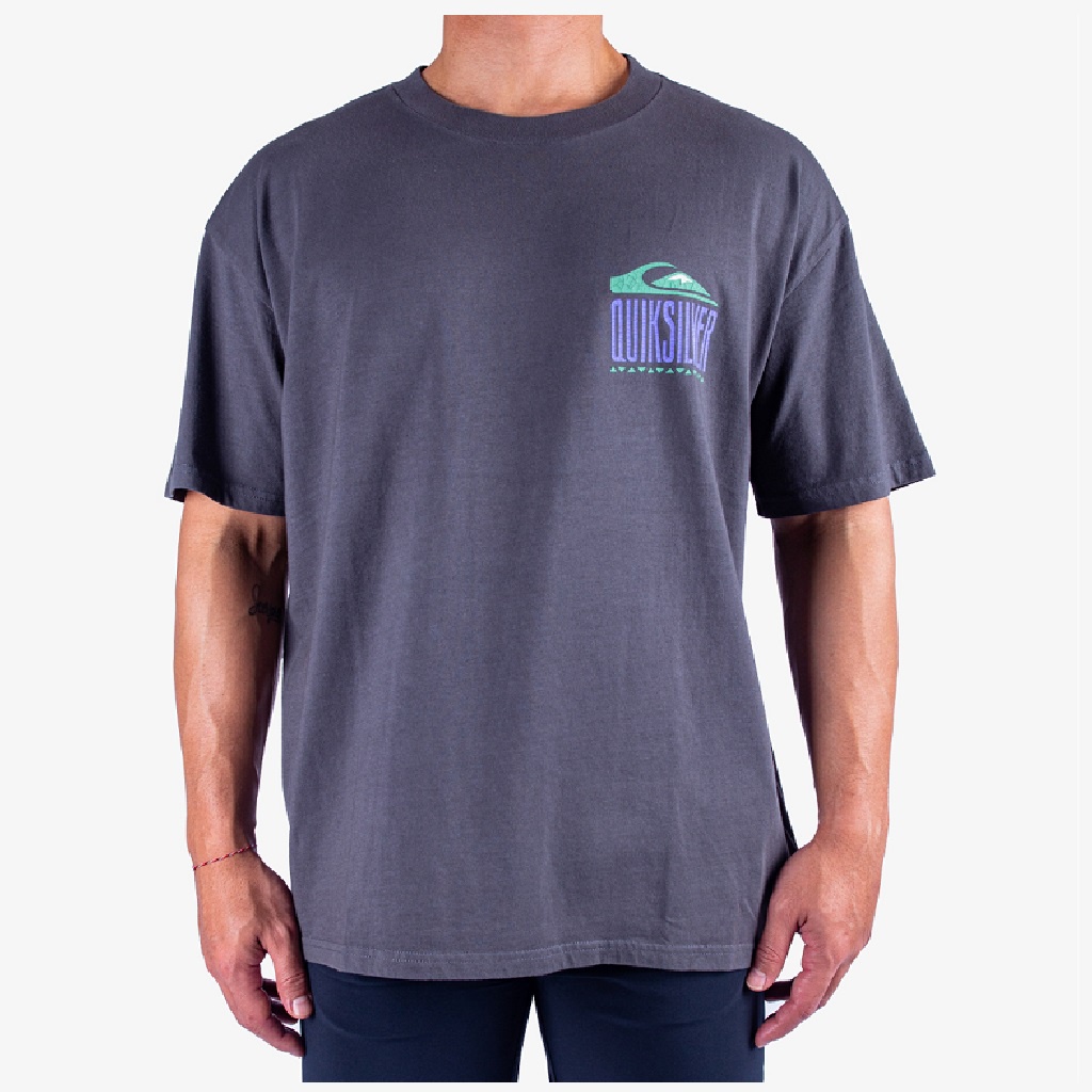 Quiksilver Mens Gh World Force Dark Shadow Short Sleeve T-Shirt