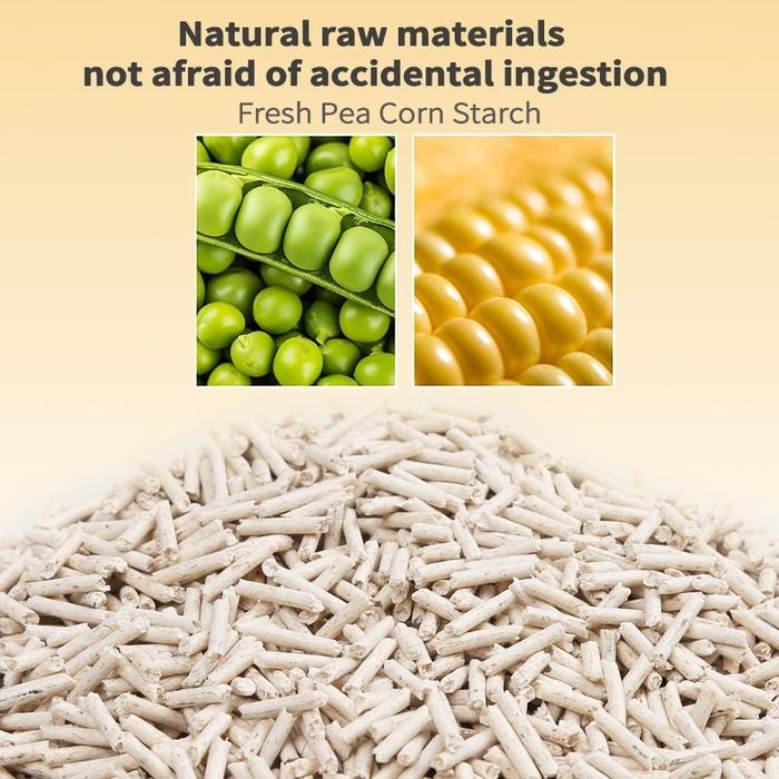 Pasir Tofu Cat Litter Tofu Cat Litter Pasir Tofu Kucing Cat Litter 6L Pasir Kucing Gumpal Wangi