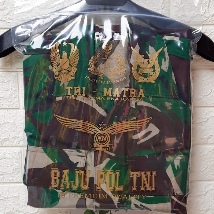 Produk Viral Baju Seragam Pdl Tni Velbet Wol Premium Berkualitas Anti Air Cod