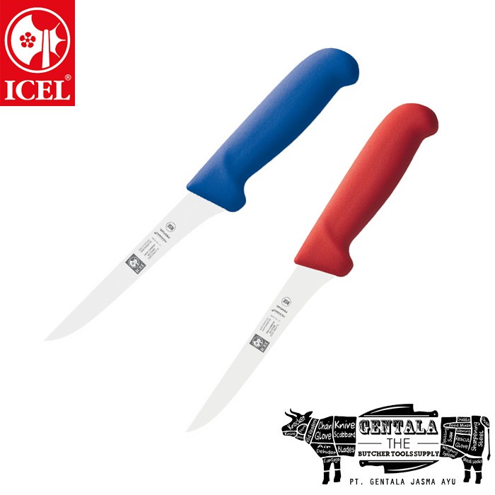 PREMIUM Pisau ICEL, Boning Knife 15cm Curved Edge, Pisau Pemisah Daging