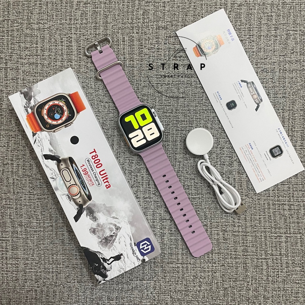 TerLengkapDong- Smartwatch T800 ultra Original 100% / T800 Smartwatch / Jam Smartwatch t800 / Jam