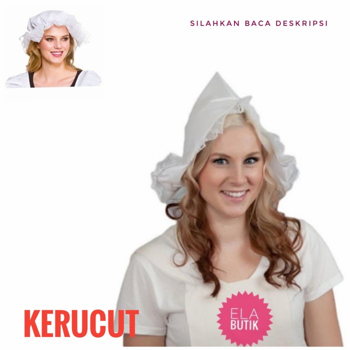 Setelan Topi Belanda/Anak-Dewasa