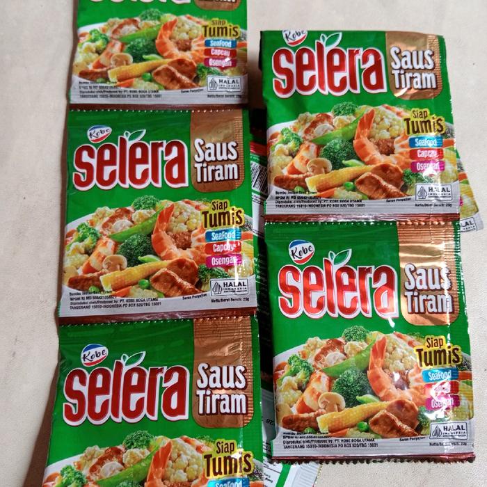 

GV673 Kobe SELERA Saus tiram 2 renceng (20 pcs)/ Saus seafood /Bumbu masakan lezat Saus tiram instan