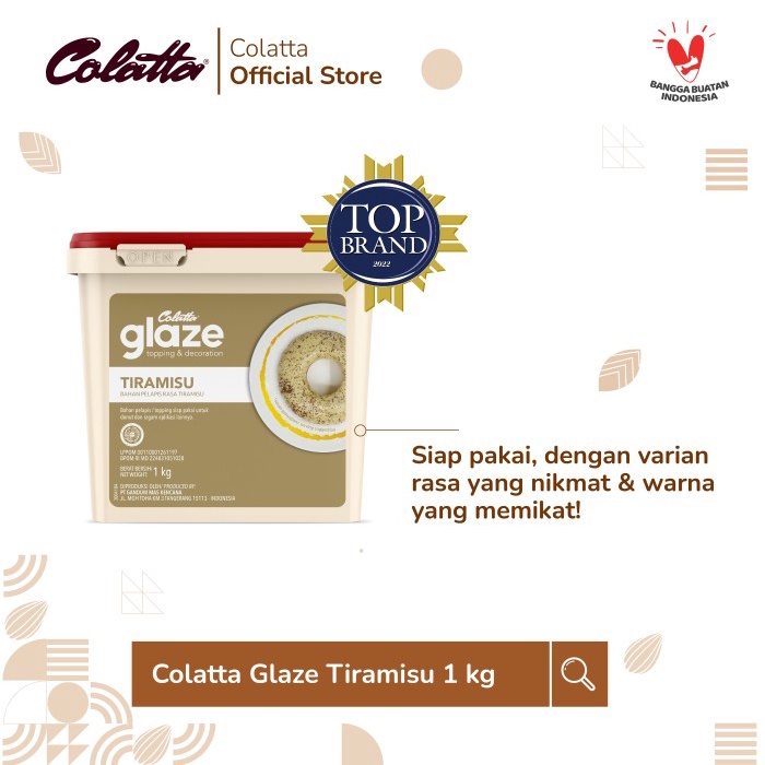 

Lezat- Bundling Colatta Glaze Tiramisu 1Kg - Isi 2