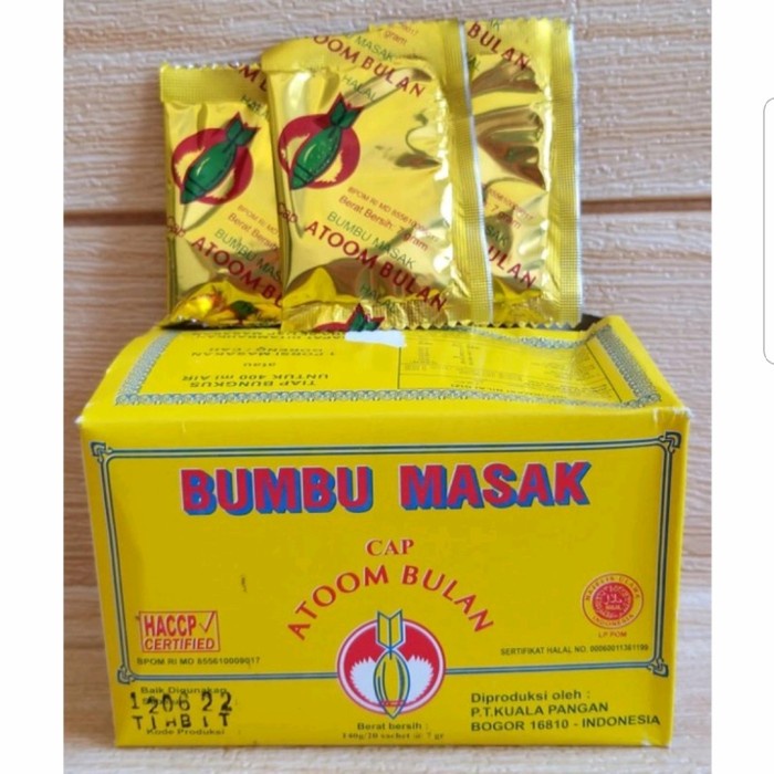 

GN372 MURAH Bumbu Masak Cap ATOM BULAN Halal / Instan Cimol Seblak Cilok GRATIS ONGKIR