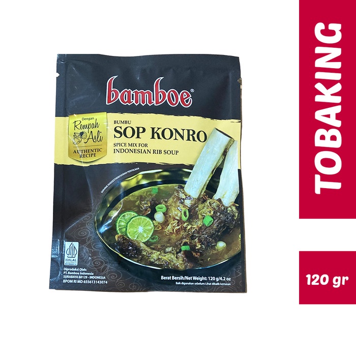 

GM907 Bamboe Sop Konro Bumbu Instan 120gr Bamboe Premium Indonesian Rib Soup PROMO SPECIAL