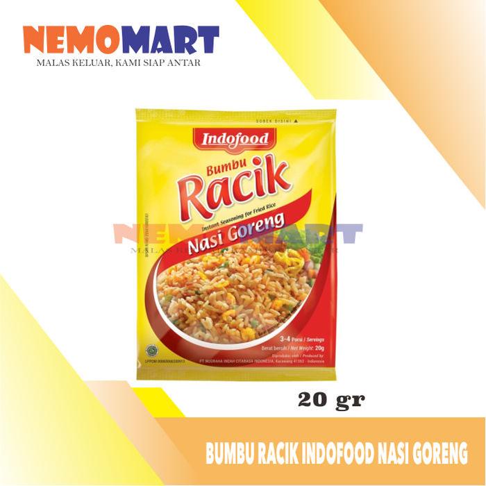 

KP564 BUMBU RACIK INDOFOOD NASI GORENG INSTAN 20 G GR INSTANT SEASONING FRIED RICE 20GR 20G CUCI