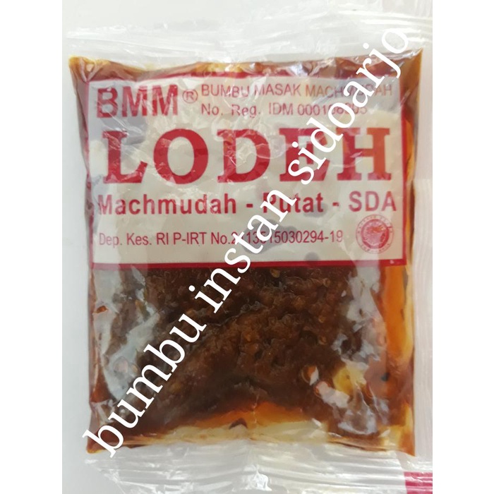 

YQ654 bumbu instan sayur lodeh merk BMM bumbu masak machmudah sachet TERMURAH