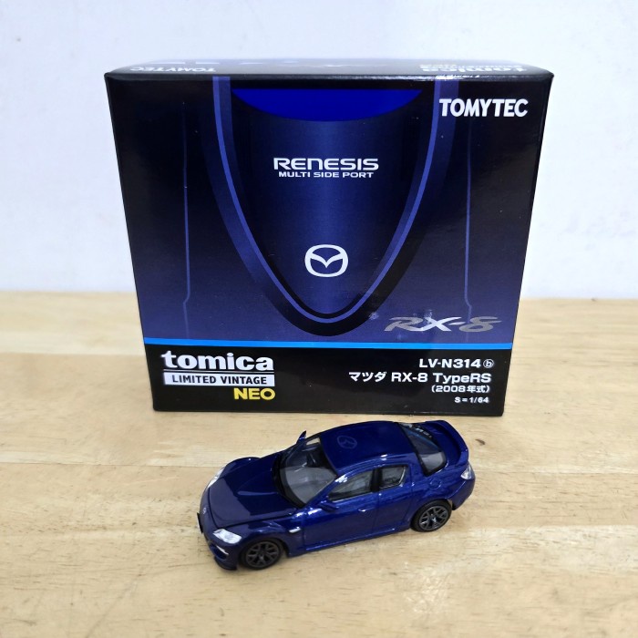TLV MAZDA RX8 TYPE RS 2008 LV N314B TOMICA LIMITED VINTAGE NEO HOBBY KOLEKSI MOBIL MAINAN MINI SCALE