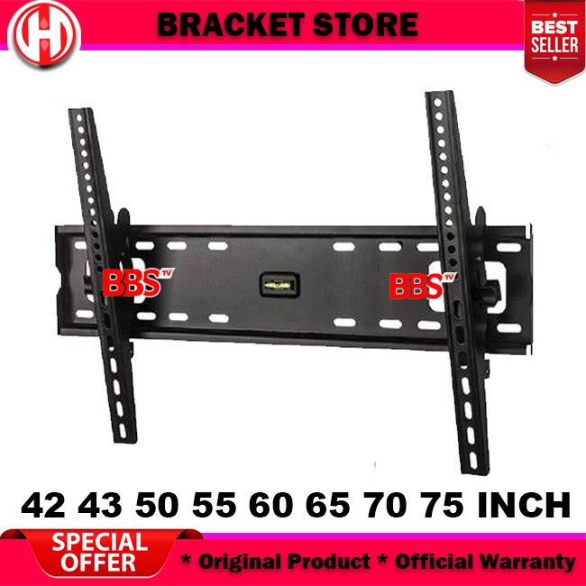 PREMIUM bracket tv led 75 70 65 60 55 50 43 32 inch LG SAMSUNG SONY TCL COOCAA