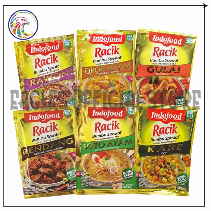

QD951 BUMBU INSTAN MURAH INDOFOOD SEASONING REMPAH ASLI OPOR RENDANG SOTO KA BIG SALE
