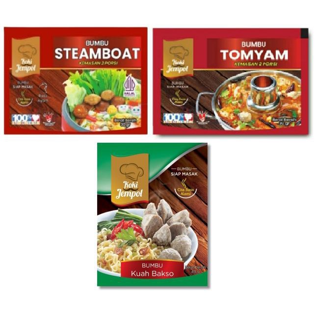 

ZC907 KOKI JEMPOL BUMBU MASAK INSTAN TERBARU