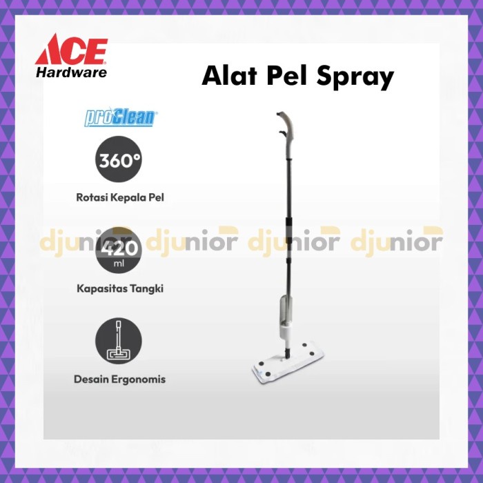 PREMIUM PRO CLEAN - SPRAY MOP / ALAT PEL FLAT SEMPROT PROCLEAN ACE HARDWARE