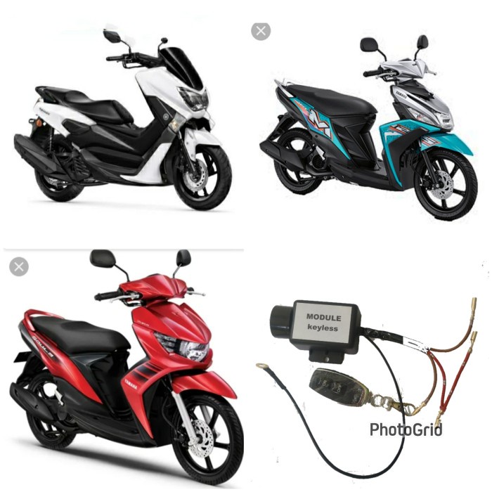 PREMIUM Remote kontak ON OFF keyless Yamaha NMAX OLD plug and play