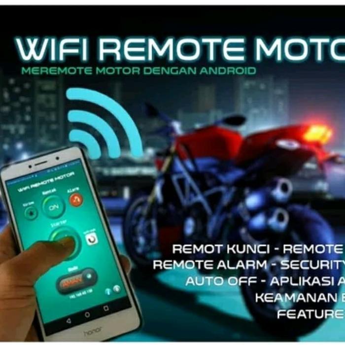 PREMIUM Alarm Wifi Remote Motor Berbasis Android