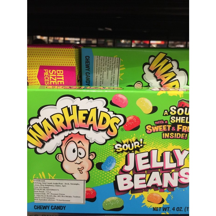

Wh sour jelly bean candy 113gr