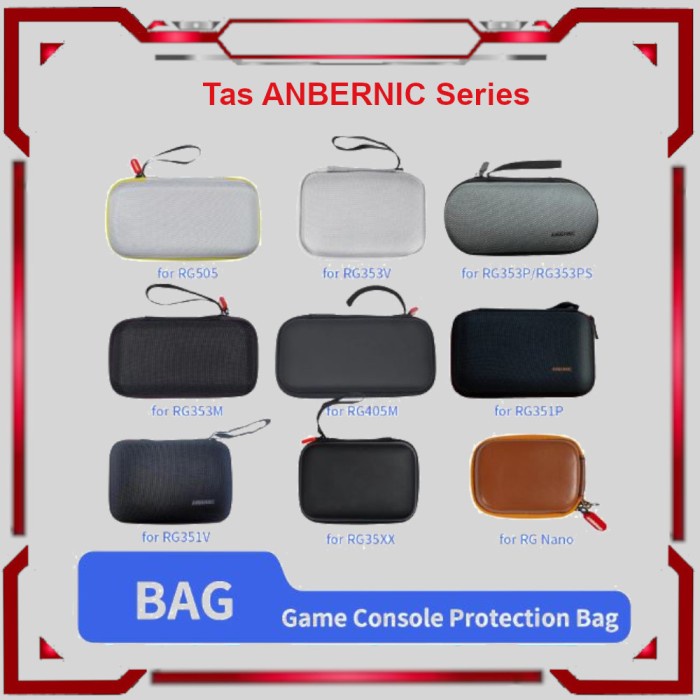ANBERNIC Protective Storage Case Tas ANBERNIC Series RG35XX RG505 RG353V RG405M RG405V