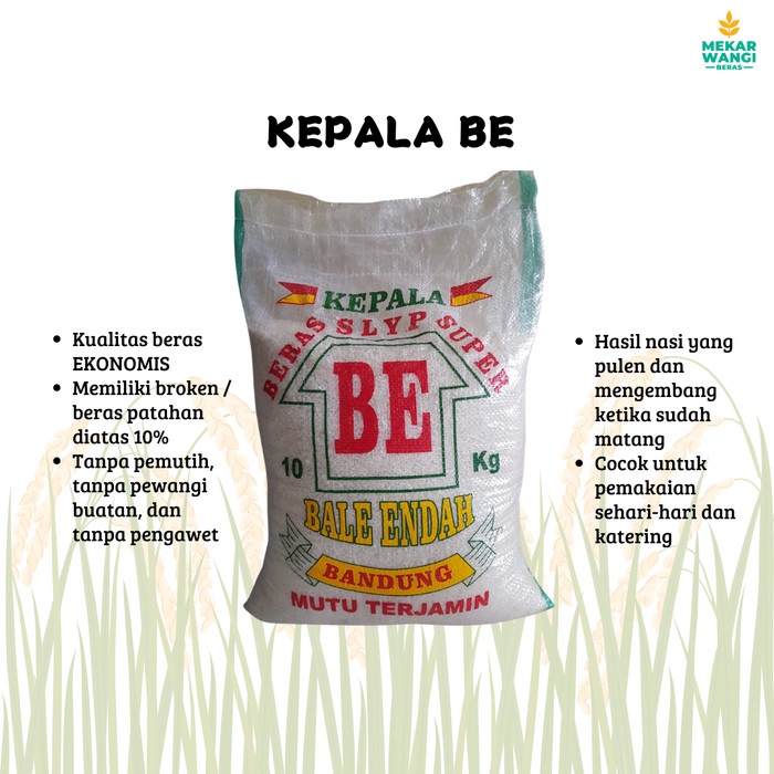 

Lezat- BERAS EKONOMIS SETRA KEPALA BE 25KG