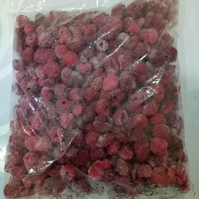 

Lezat- PASTI MURAH 1kg Raspberry Merah Frozen Buah Beku IQF Raspberry