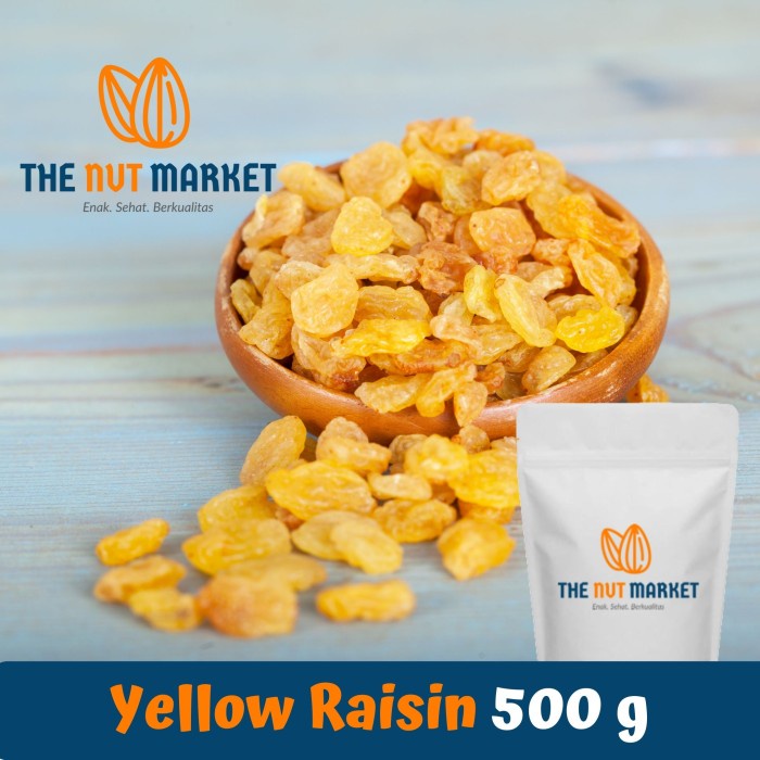 

Lezat- Yellow Raisin, Kismis Kuning, Golden Raisin, 500 gram