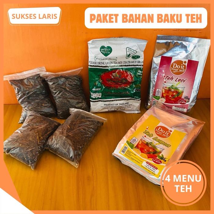 

PAKET BAHAN BAKU TEH RACIK TEH HIJAU TEH LECI TEH LEMON PAKET TEH RACIK PAKET USAHA TEH LARIS TEH